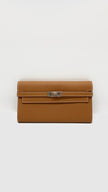 Brand New. Hermes Kelly Wallet Gold. BBS009MX|9969