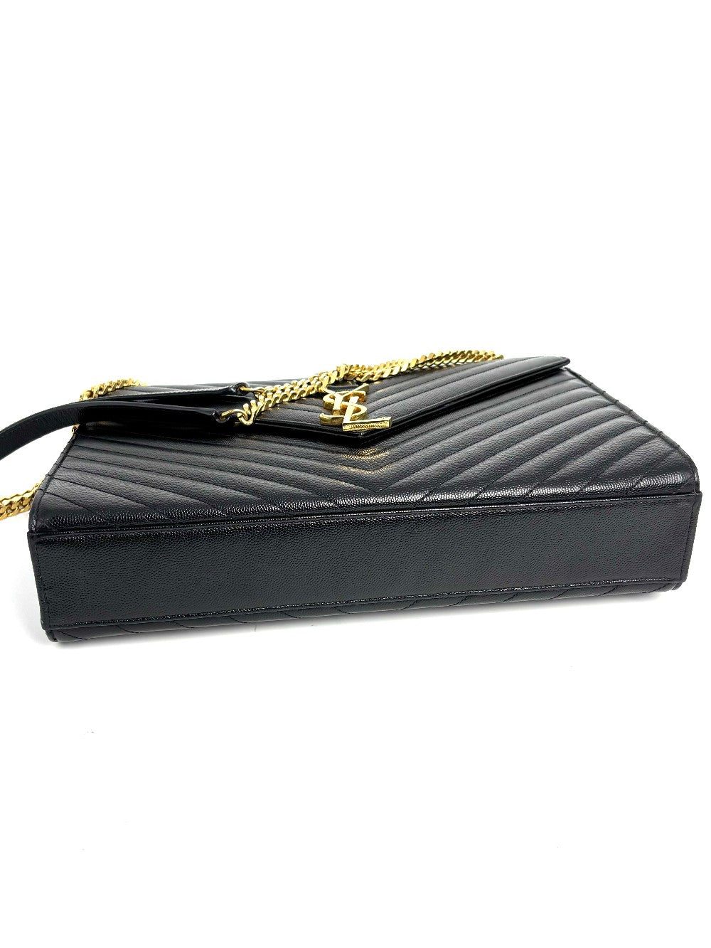 Preowned. YSL Envelope Large Black|11934