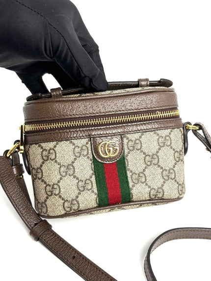 Preowned. Gucci Ophidia GG Supreme Vanity Bag. 6995322149|12879