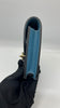 Brand New. Hermes Roulis Slim Passant Blue Jean. BAM011UH|5389