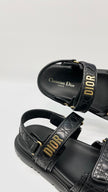 Brand New. Dior Dioract Sandals Black. 38|13842