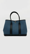 Brand New. Hermes GPT 30 Toile Tempete/Noir Negonda PHW. WAU002MM|5362