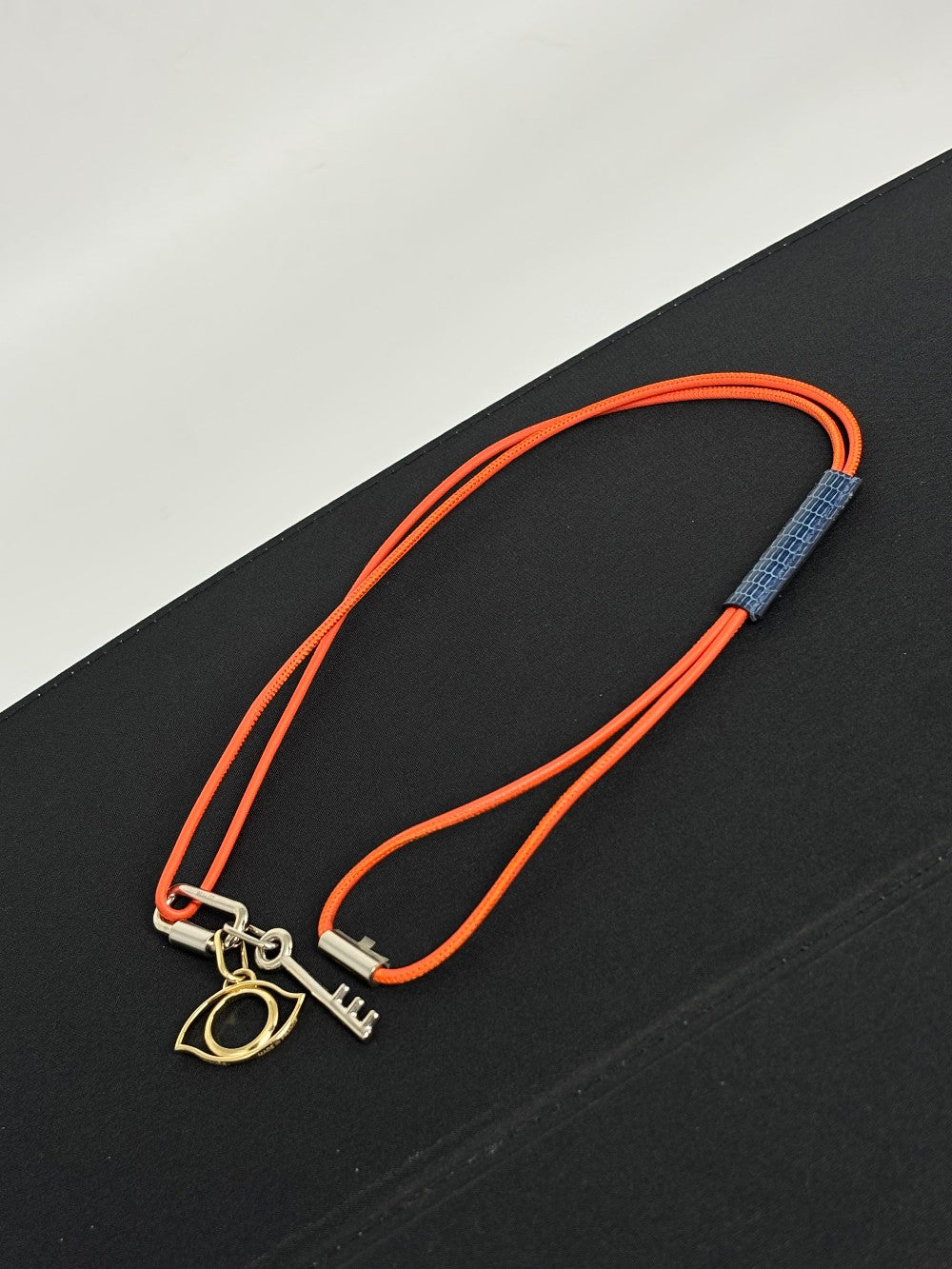 Brand New. Hermes Curiosite Charm Necklace|10988