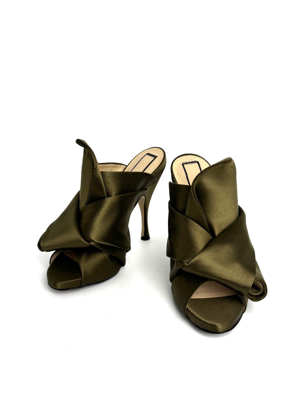 Brand New. N'21 Heel Army Green. 35.5|12802