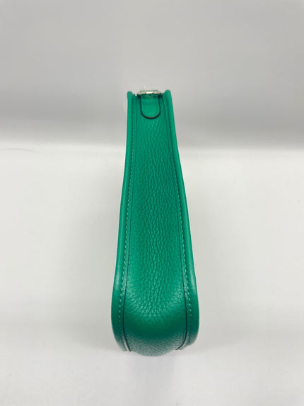 Preowned. Hermes Evelyne TPM Vert Vertigo Togo PHW. CBS002ZB|9042