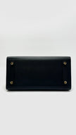 Like New. Hermes Birkin 25 Sellier Black Epsom GHW. UHT494ID|16633