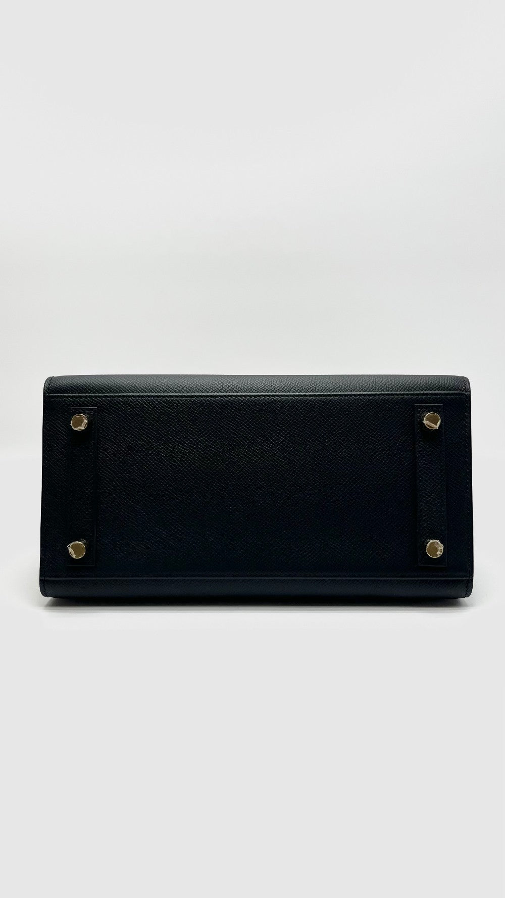 Like New. Hermes Birkin 25 Sellier Black Epsom GHW. UHT494ID|16633