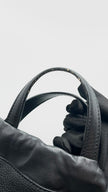 Preowned. Gucci Drawstring Backpack Black Calfskin. 523586|16782