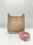 Brand New. Hermes TPM Evelyne Beige De Weimar. YBS006ZB|9033