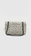 Preowned. Chanel Reissue Tweed Medium Flap With Garden Charm SHW. 7555998|13801
