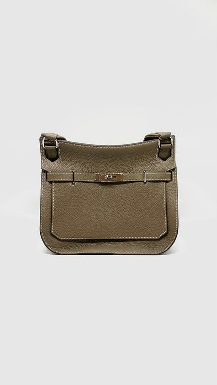 Brand New. Hermes Jypsiere 28 Etoupe Clemence PHW. KNS766AG|13636