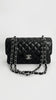 Like New. Chanel Small Flap Black Caviar SHW. EL251GK3|4182