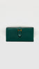 Preowned. Hermes Bearn Long Wallet Malachite GHW. ABY002NZ|9930