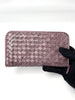 Preowned. Bottega Zip Long Wallet Metallic|7047