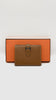 Preowned. Hermes Bearn Compact Wallet Gold PHW. YBY009CX|9358