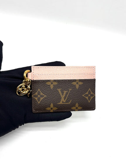 Brand New. LV Card Holder Monogram/Pink|16933