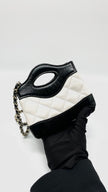 Unused. Chanel 31 Nano Calfskin White/Black GHW. GAL8GG26|13377