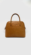 Preowned. Hermes Bolide 31 Cognac Ostrich PHW. J 22 X|13345