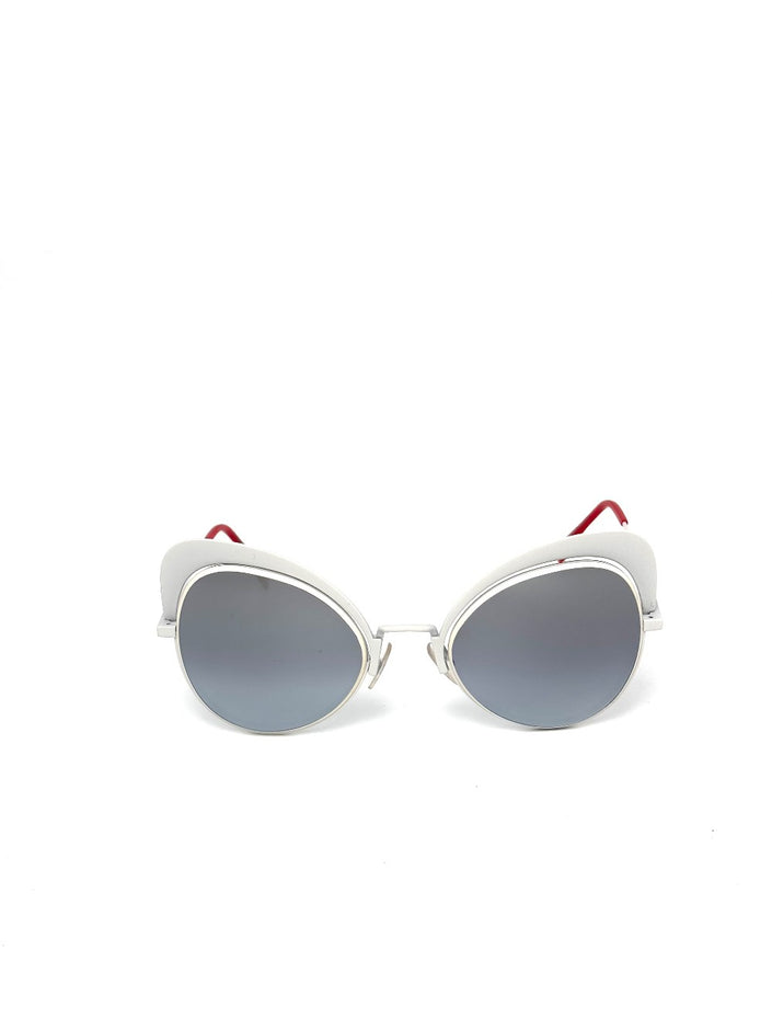 Brand New. Fendi Butterfly White/Red Sunglasses|8153