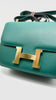 Preowned. Hermes Constance 24 Malachite Epsom GHW. Q9X|13441