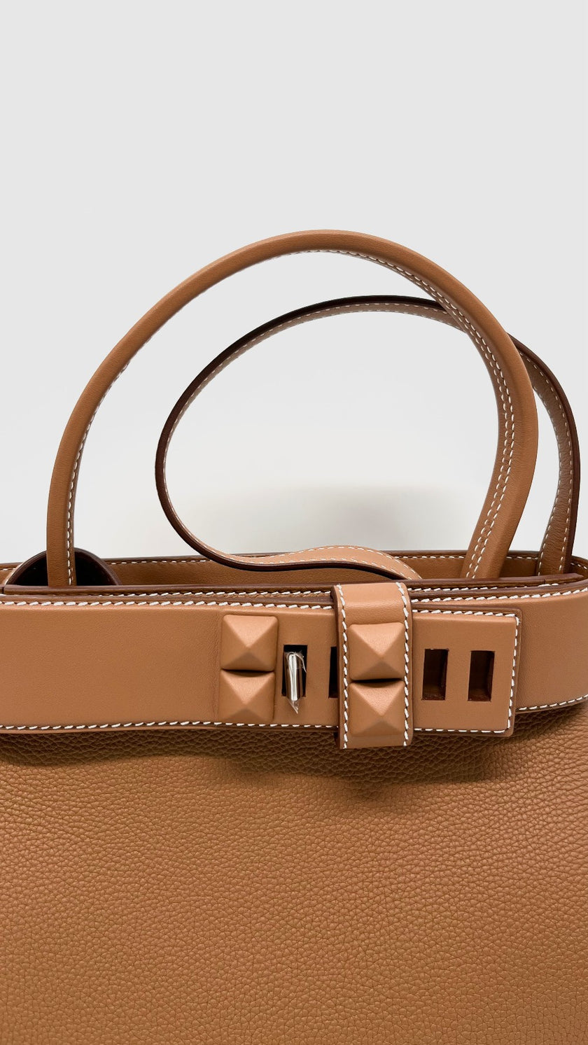 Brand New. Hermes Medor Gold Togo PHW. WCP781XC|10557