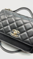 Preowned. Chanel Business Affinity Small Black GHW. UPEEN8GC|13828