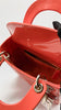 Brand New. Lady Dior Mini Orange Patent 10-MA-1221|9923