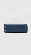 Preowned. Chanel Coco Handle Small Caviar Blue GHW. 24228917|10812