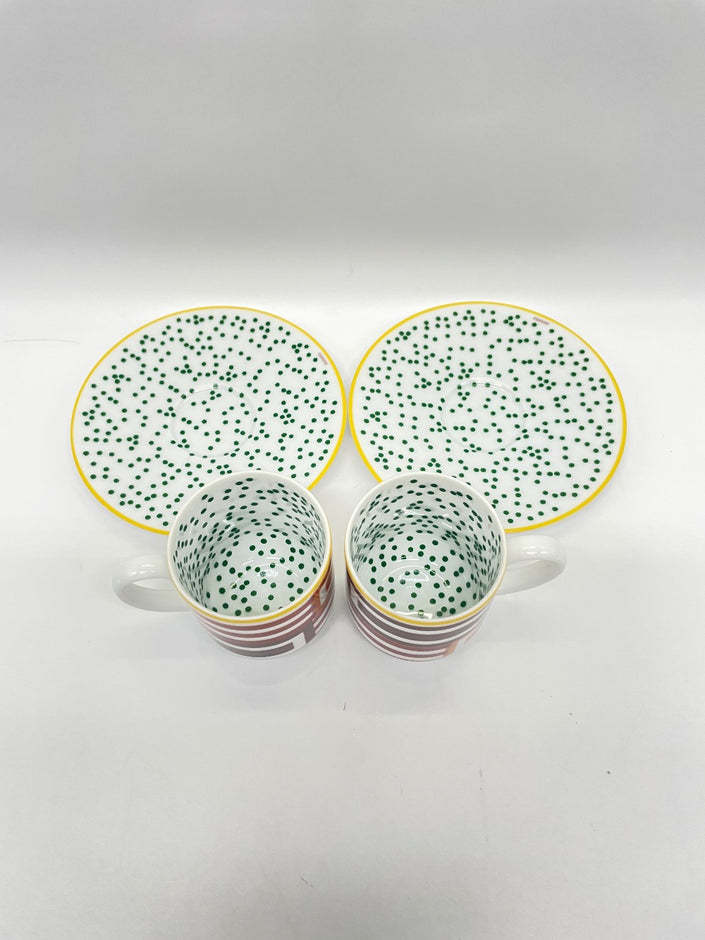 Brand New. Hermes Hippomobile Coffee Set|13180