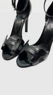 Brand New. Hermes Premiere Sandals Black. 36.5|10601