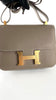 Brand New. Hermes Constance 24 Etoupe GHW Epsom. BCT387UK|4828