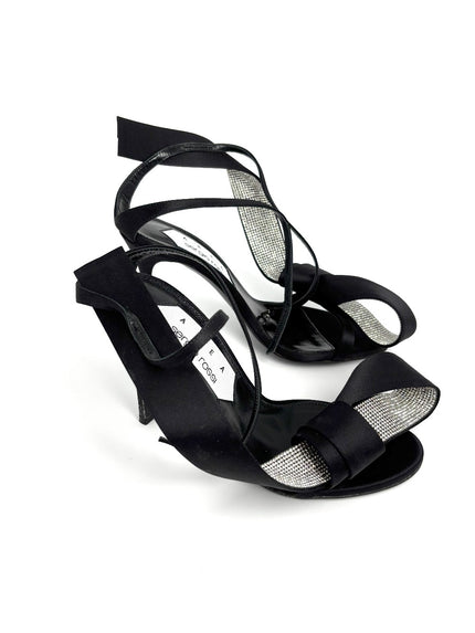 Brand New. Sergio Rossi Heel Black Diamond. 37.5|8618