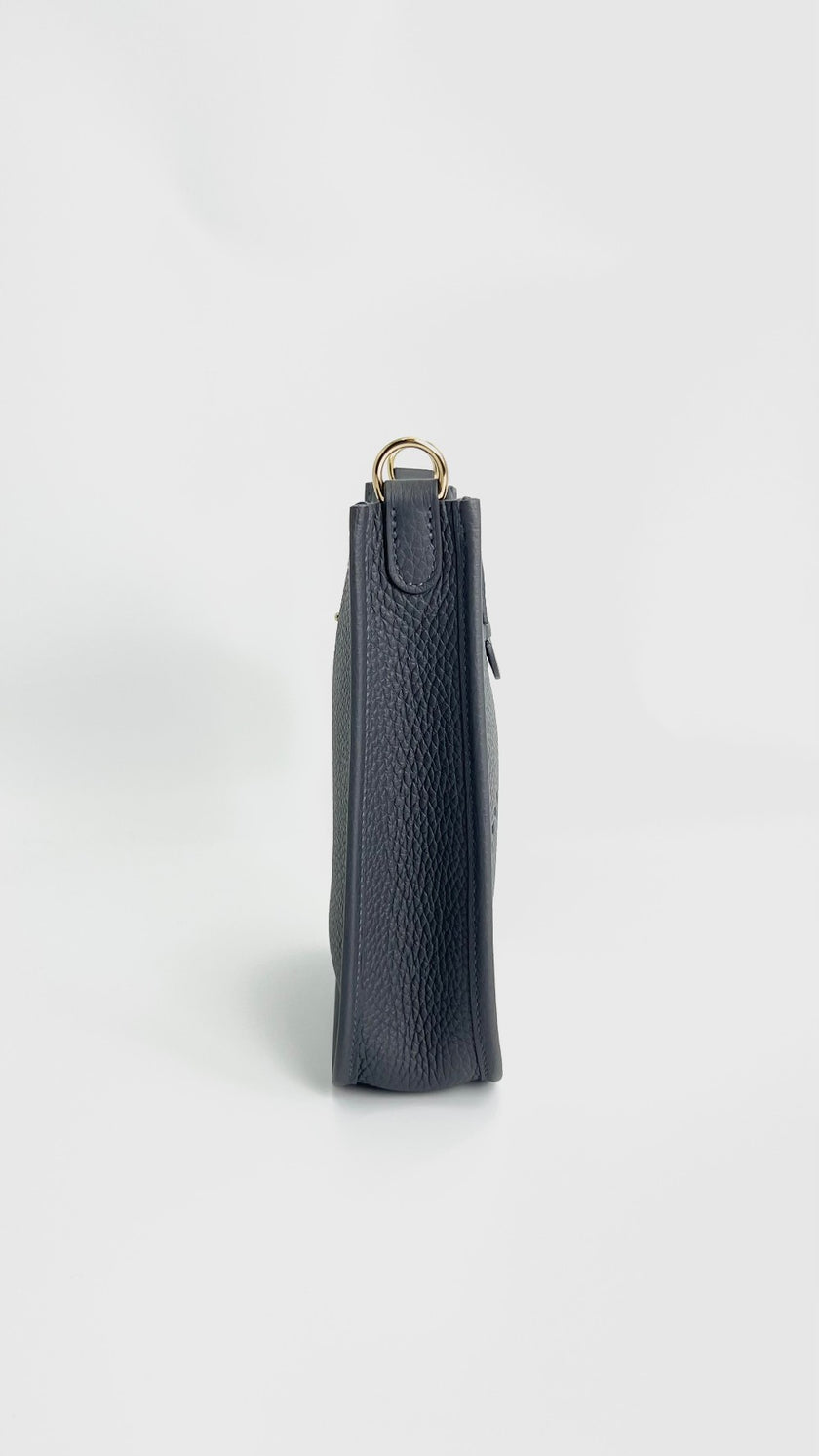 Brand New. Hermes Evelyne TPM Gris Mysty. WMM011SN|3820