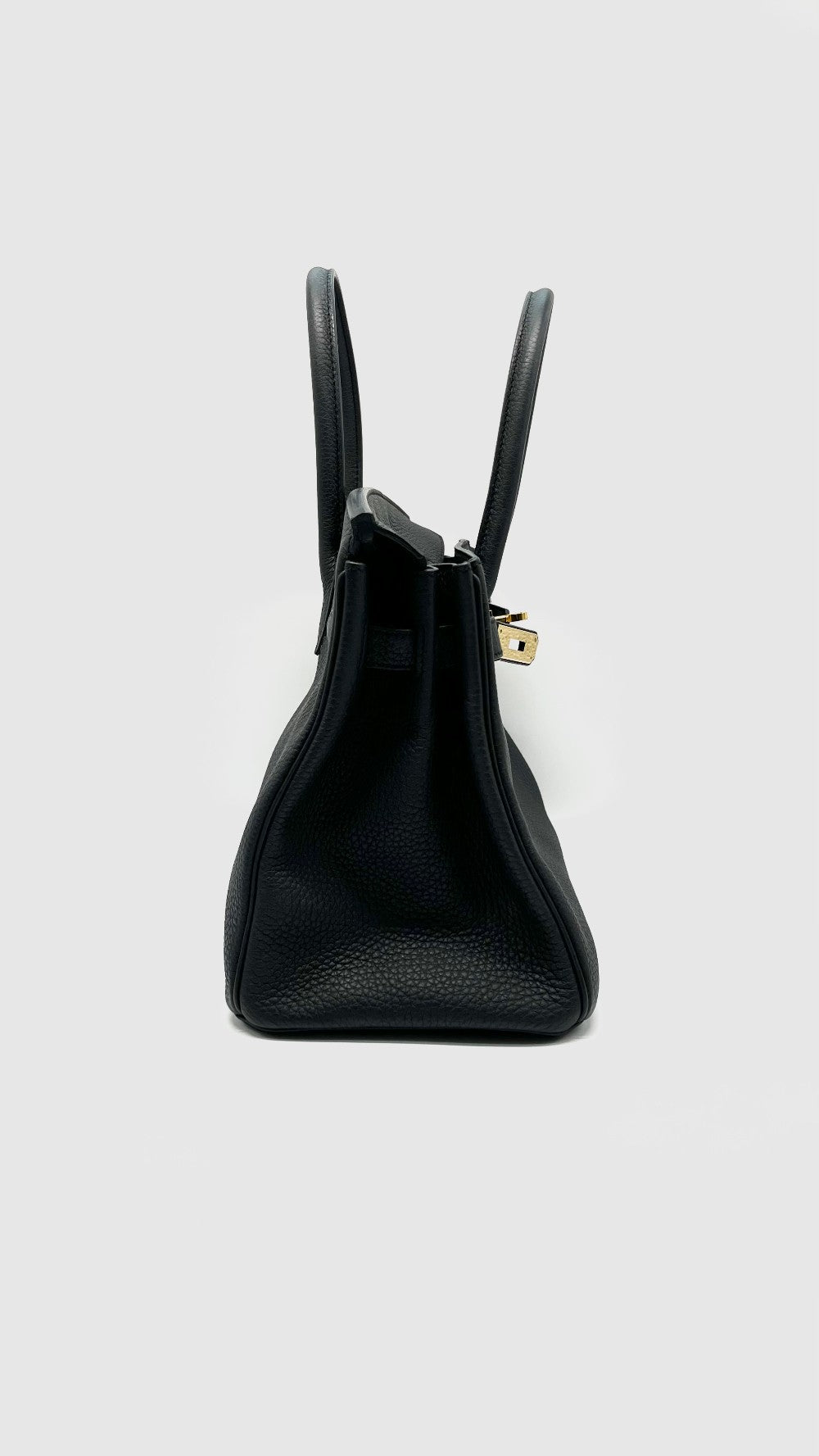 Preowned. Hermes Birkin 30 Black Togo GHW. UPY455TM|14647