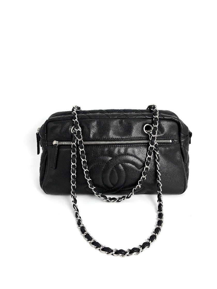 Preowned. Chanel Bowler Tote Black. 13993706|4041