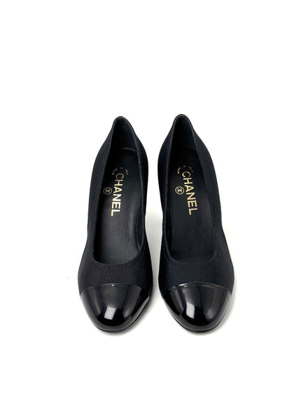 Brand New. Chanel Heel Black. 37|7649