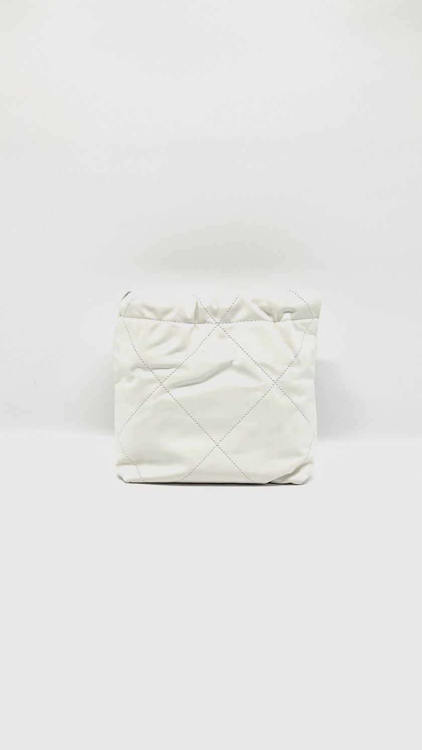 Brand New. Chanel MIni C22 White Calfskin GHW. T2CUN9KH|15194