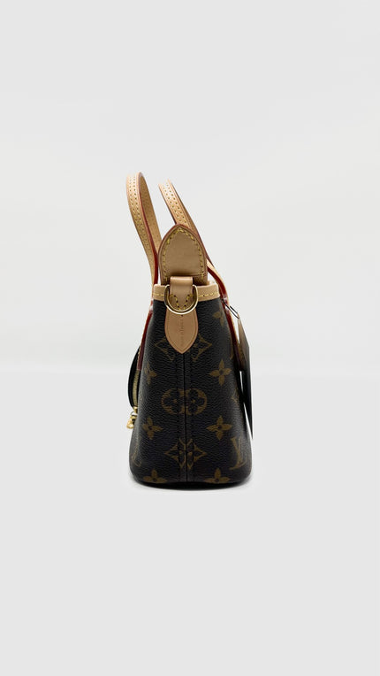 Preowned. LV Neverfull BB Mono Beige. MCHIP|8448