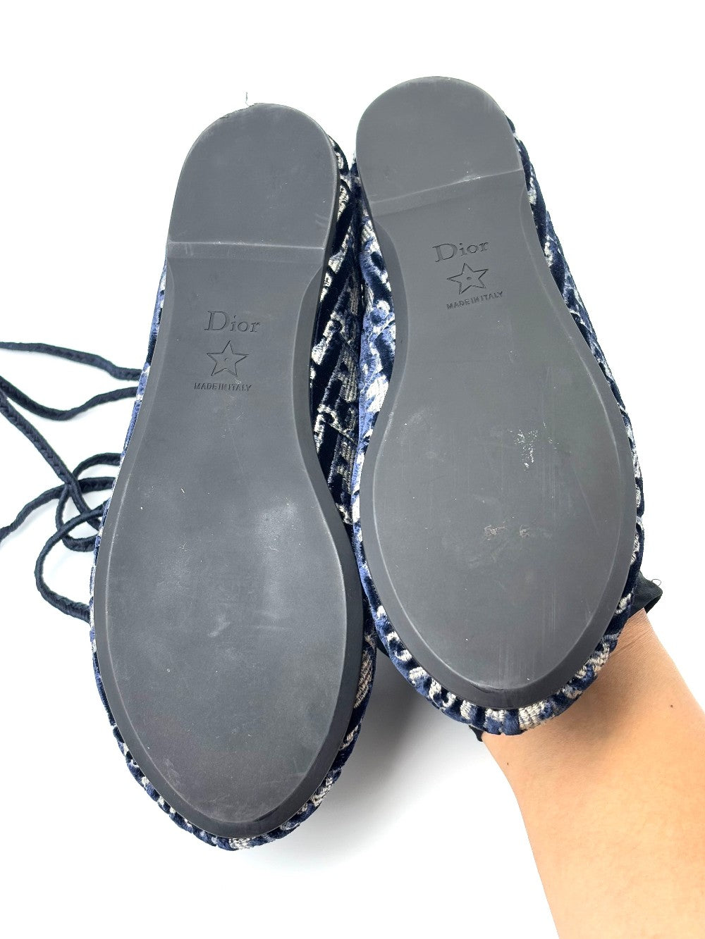 Brand New. Dior Ballet Flats Blue. 37|7427