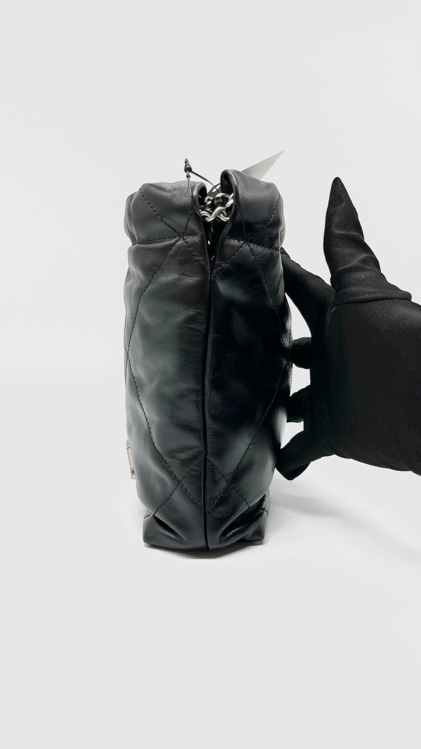 Brand New. Chanel 22 Mini Black SHW. ELE868AR|5274