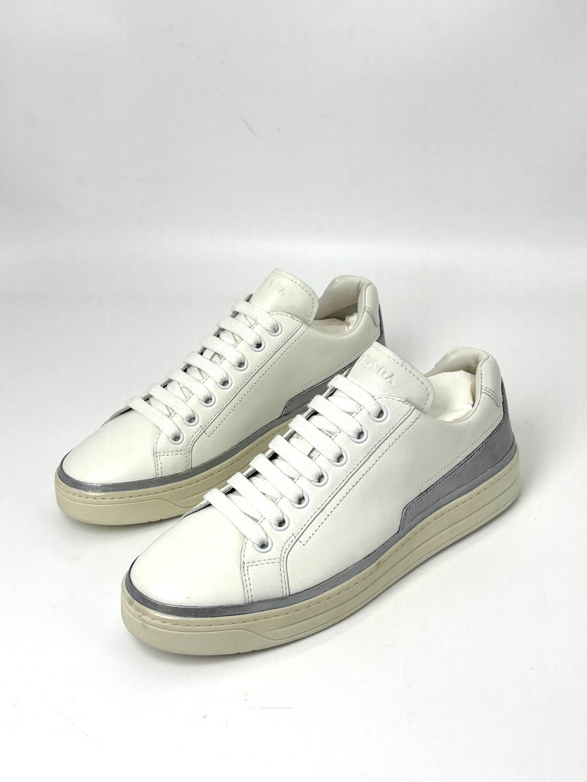 Preowned. Prada Sneakers White. 36|7569