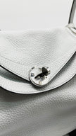 Preowned. Hermes Lindy 26 Blue Pale Clemence PHW. UBY169CZ|10163