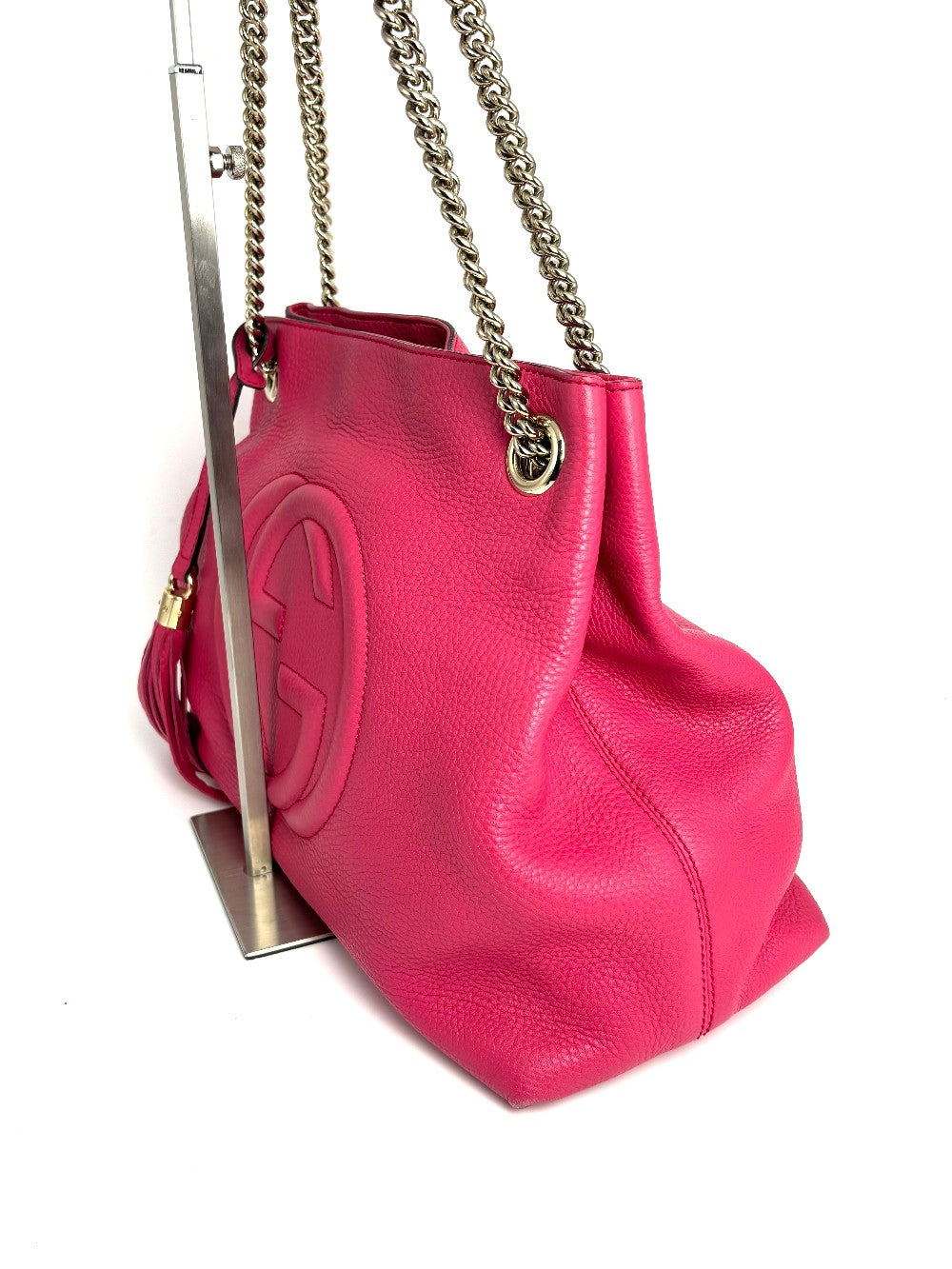 Preowned. Gucci Soho Hobo Pink. 308982-204991|11852