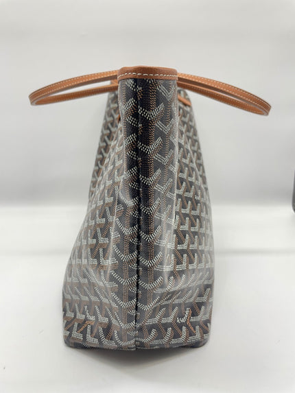 Unused. Goyard St. Louis PM Black/Tan. CHN020238|10079