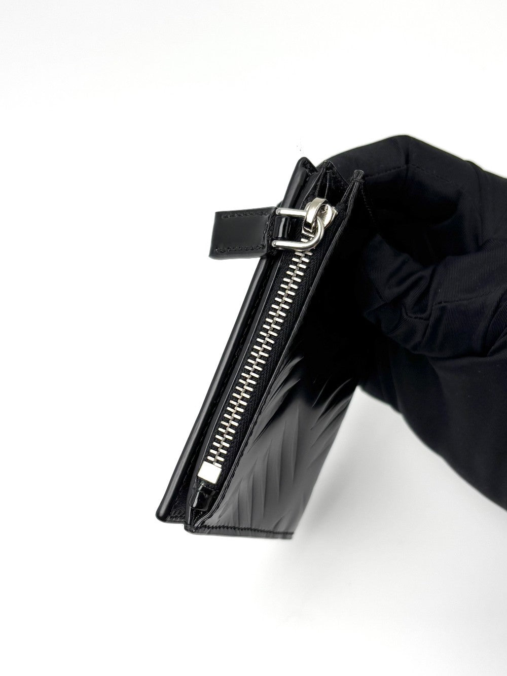 Brand New. Prada Bifold Wallet Black Calfskin|7207