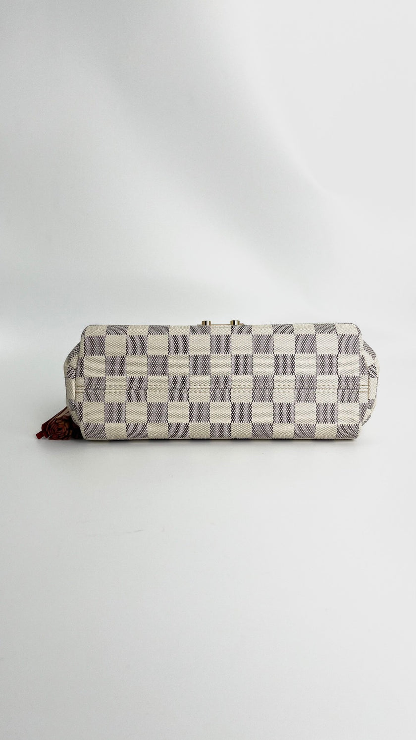 [SALE] Like New. LV Croisette PM Damier Azur. Microchip|4808