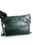 Preowned. Chanel Gabrielle Medium Green GHW/Ruth HW. 26546275|13217