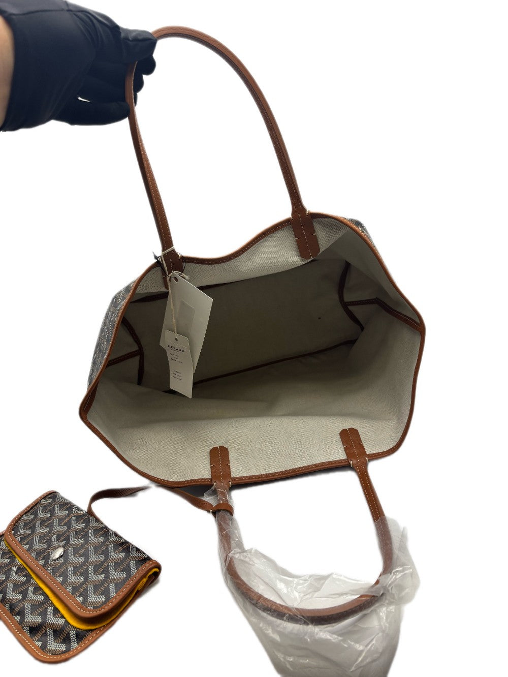 Brand New. Goyard St. Louis PM Black/Tan. ADM020225|17157