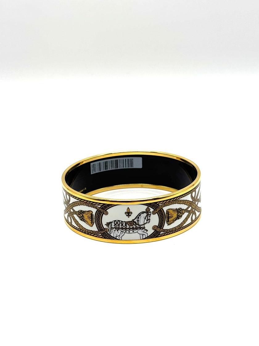 Preowned. Hermes Grand Apparat Bangle|8865