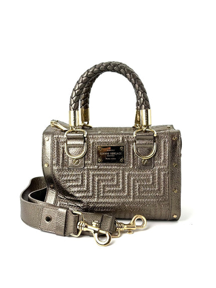 Preowned. Versace Two Way Metallic Gray|5996